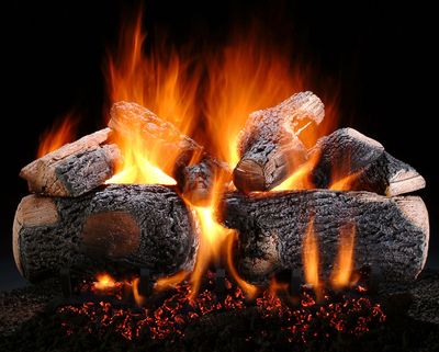 Hargrove: 48" Supreme Ponderosa Charred Log Set