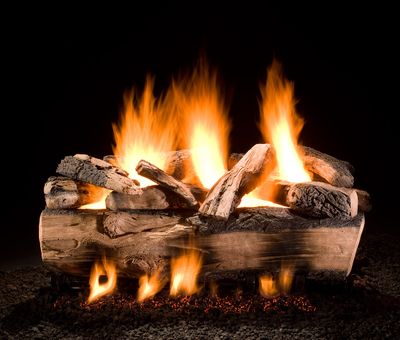 Hargrove: 24" Kodiak Split Double Stack Log Set