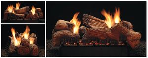 White Mountain Hearth: Rock Creek Multi-Sided 18" Refractory Log Set