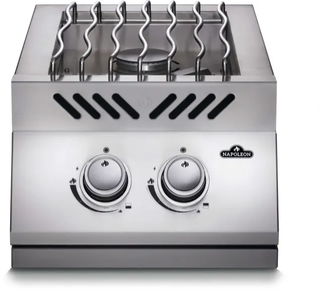 Napoleon Built-in 500 Series Inline Dual Range Top Burner, Stainless Steel Cover  grill