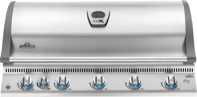 Napoleon Built-in LEX 730 Natural Gas Grill Head with Infrared Bottom and Rear Burners, Stainless Steel gas grill
