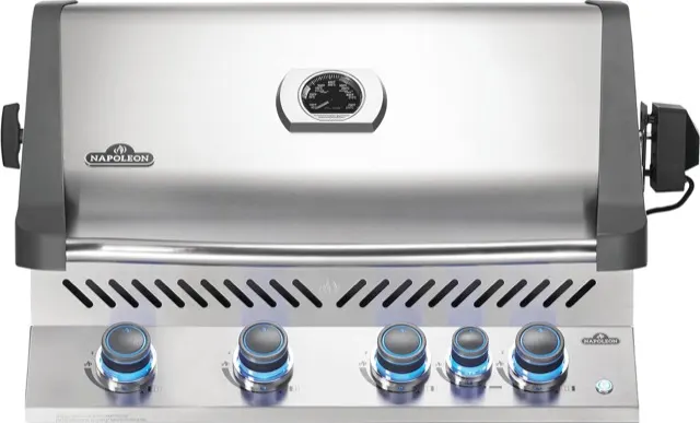 Napoleon Built-in Prestige® 500 Natural Gas Grill Head with Infrared Rear Burner, Stainless Steel gas grill