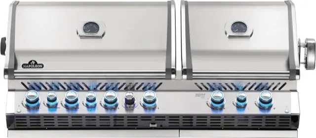 Napoleon Built-in Prestige® PRO 825 Natural Gas Grill Head with Infrared Bottom and Rear Burner, Stainless Steel gas grill