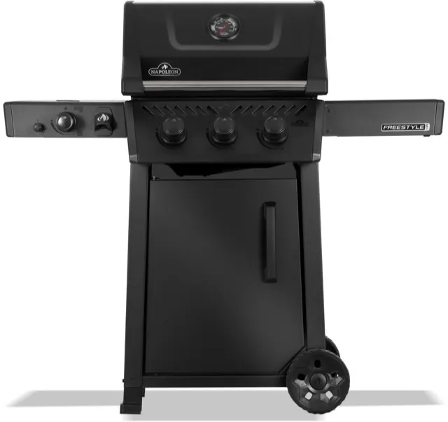 Napoleon Freestyle™ PRO 365 Natural Gas Grill with Infrared Side Burner, Matte Black gas grill
