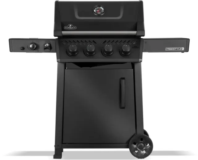 Napoleon Freestyle™ PRO 425 Natural Gas Grill with Infrared Side Burner, Matte Black gas grill