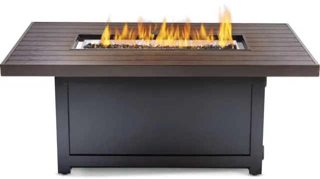 Napoleon Muskoka Rectangle Patioflame® Table  grill