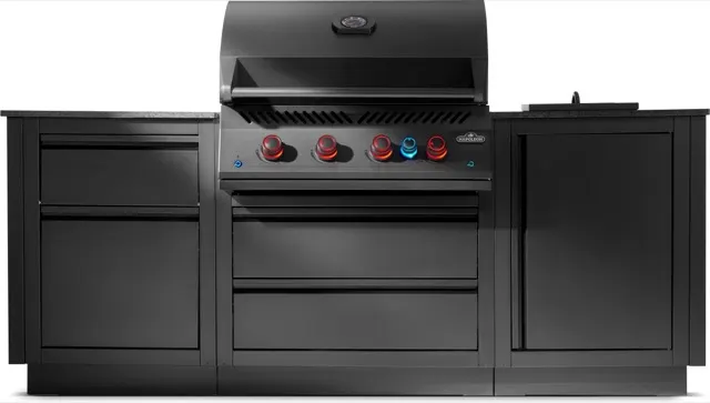 Napoleon OASIS® 301 Outdoor Kitchen, Matte Black, Natural Gas, Series 32 gas grill