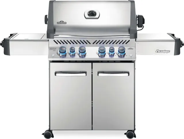 Napoleon Prestige® 500 Propane Gas Grill with Infrared Side and Rear Burners, Stainless Steel gas grill