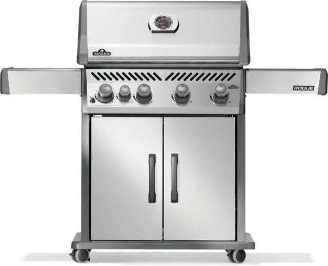 Napoleon Rogue® 525 Natural Gas Grill with Range Side Burner, Stainless Steel gas grill