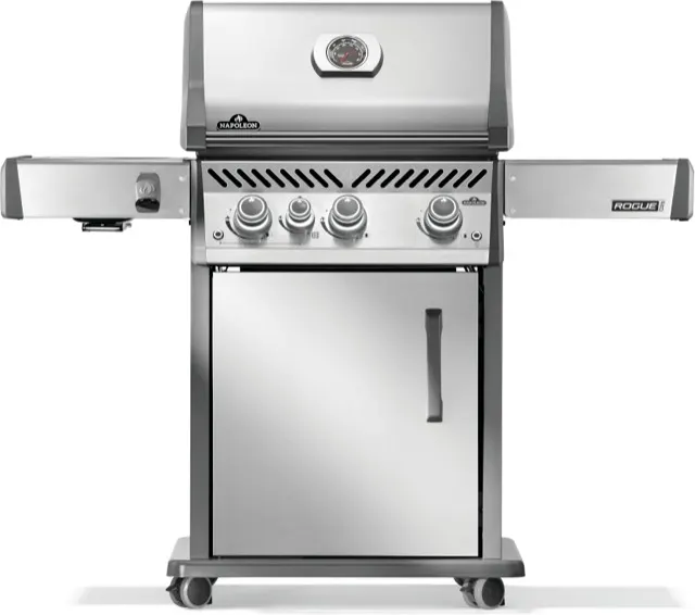 Napoleon Rogue® PRO 425 Natural Gas Grill with Infrared Side Burner, Stainless Steel gas grill