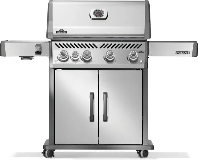 Napoleon Rogue® PRO 525 Propane Gas Grill with Infrared Side Burner, Stainless Steel gas grill