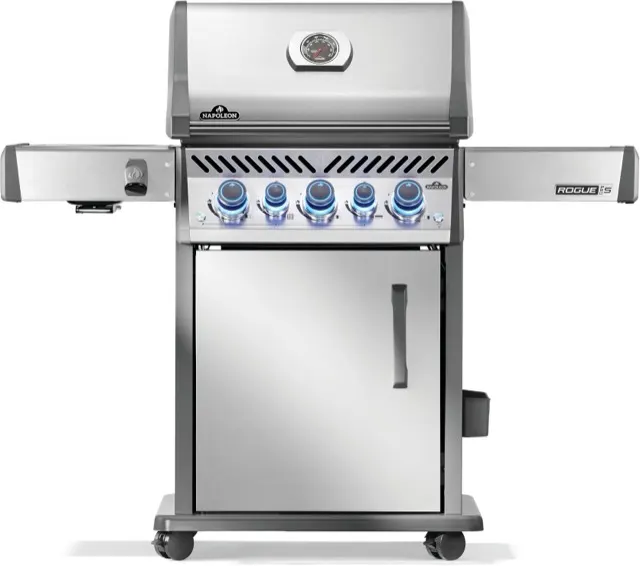 Napoleon Rogue® PRO-S 425 Natural Gas Grill with Infrared Side and Rear Burners, Stainless Steel gas grill
