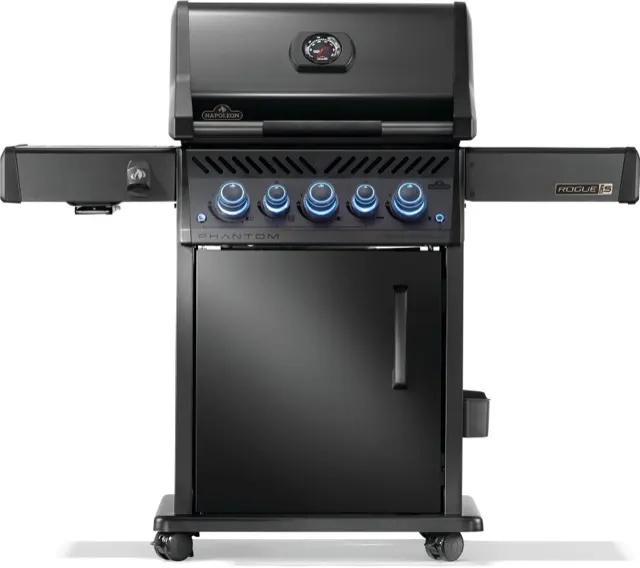 Napoleon Phantom Rogue® PRO-S 425 Propane Gas Grill with Infrared Side and Rear Burners, Matte Black gas grill