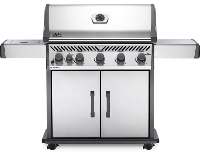 Napoleon Rogue® XT 625 Natural Gas Grill with Infrared Side Burner and Bonus Smoker Box, Stainless Steel gas grill