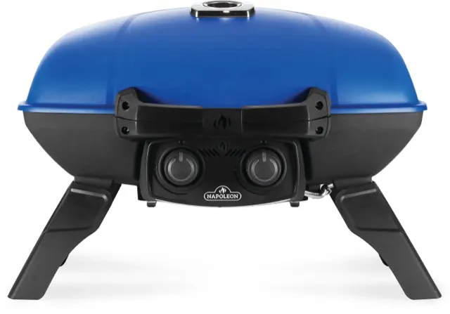 Napoleon TravelQ™ 285 Portable Propane Gas Grill, Blue gas grill