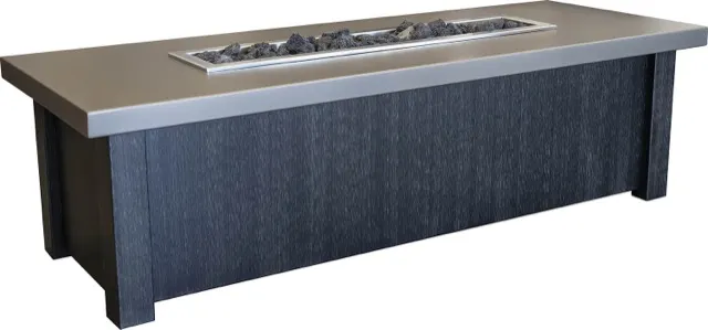 Stoll Traditional Linear Fire Pit Table gas grill