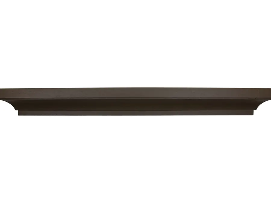 MagraHearth Norington non-combustible mantel in Cocoa