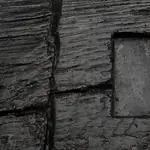 Ebony Magra Hearth Mortise Barn Beam Series in Ebony