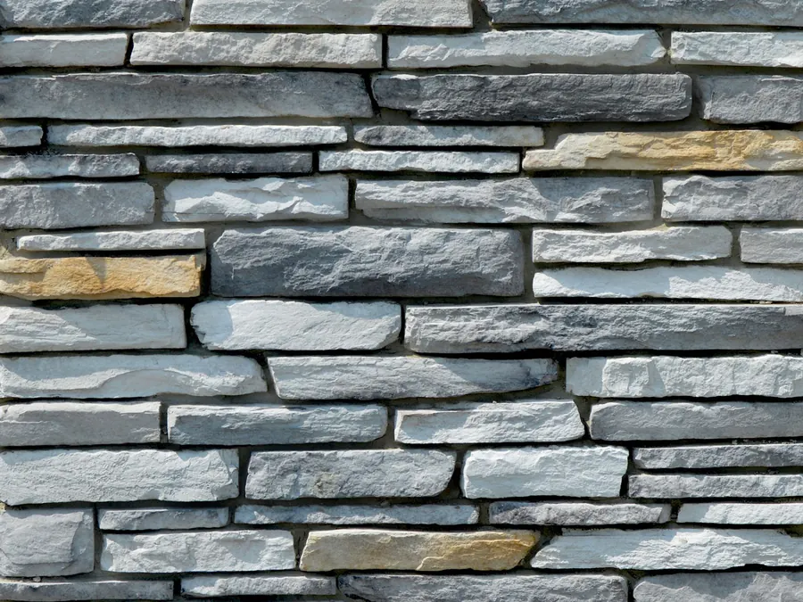 Prestige Stone Quarry Cut manufactured stone veneer in Bluegrass, close-up