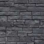 Black Onyx Prestige Stone Old County Ledge in Black Onyx