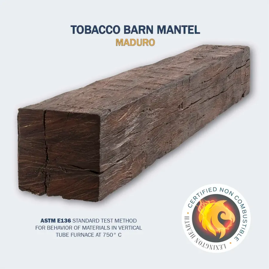 Decorative Bracket Trim for Rickhouse & Tobacco Barn Mantels (Set of 2) by Lexington Hearth