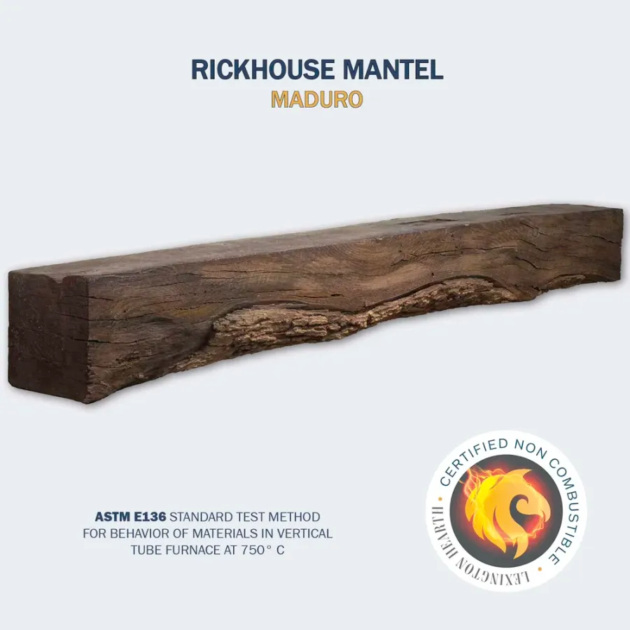 Rickhouse Rustic Mantel Shelf by Lexington Hearth