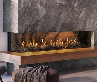 Stellar: Enlight Corner Gas Fireplace