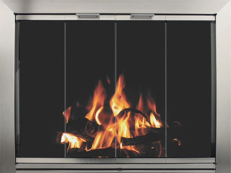 Stoll Avalon Standard essentials fireplace glass door